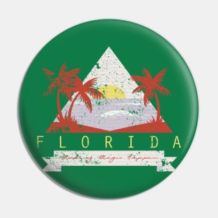 Florida sunset Pin