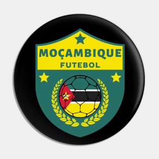 Mozambique football Pin