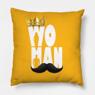 Man and Woman T-shirt Pillow