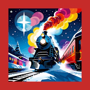 polar express rendered in wpap T-Shirt