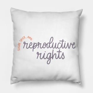 reproductive rights Pillow