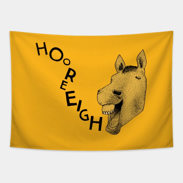 Hooray Horse Tapestry by martinascott