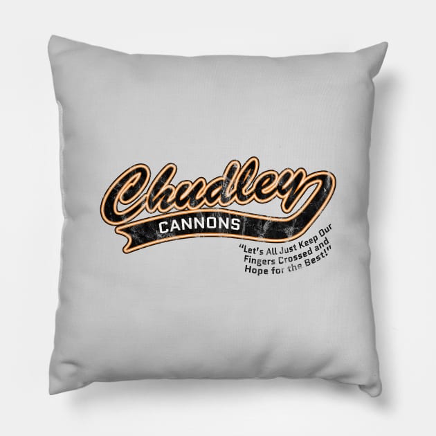 Cannons Vintage Pillow by LazyDayGalaxy