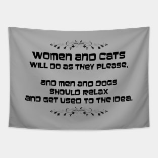 Women and cats Tapestry