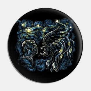 Starry Predator Pin