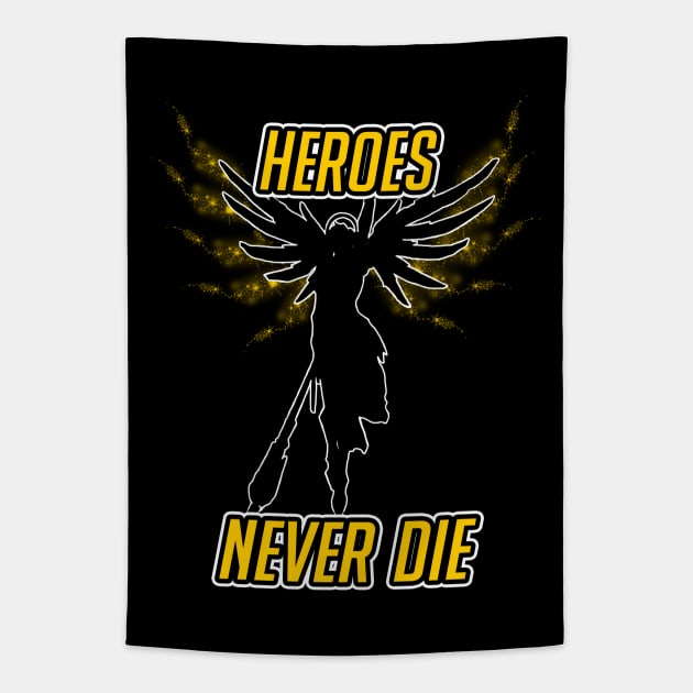 MERCY : HEROES NEVER DIE Tapestry by AsunArtz