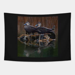 Two ducks on the river Tapestry