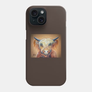 Highland Cow Mug Shot Phone Case