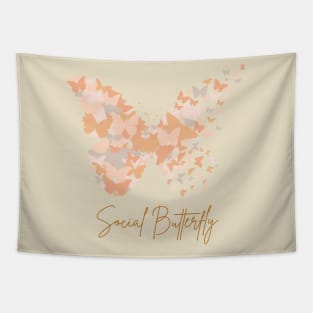 Social Butterfly Personality v6 Tapestry