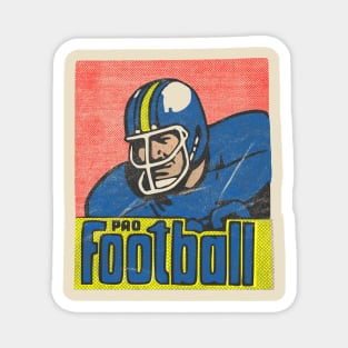 Retro Vintage American Football Player Magnet