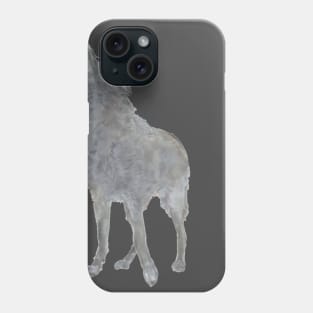 Wild wolf watercolor splash Phone Case