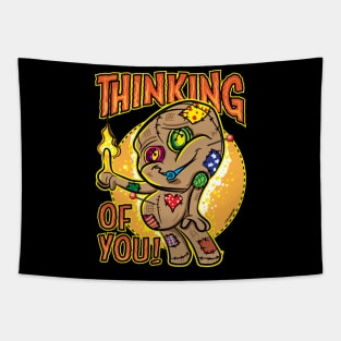 Thinking of You VooDoo Doll Tapestry