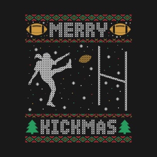 Funny Ugly Christmas Football Sport Kicker Gift T-Shirt