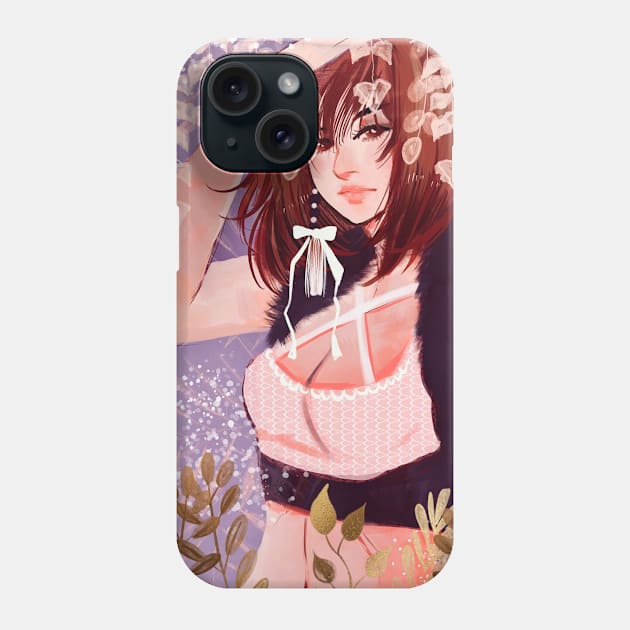 Wistria pastel sexy  anime manga girl Japanese cartoon Phone Case by meisanmui