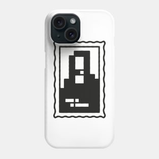 Minimalist Mona Lisa - Black & White Phone Case