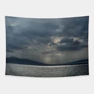 Darkness and light over the Isle of Arran Tapestry