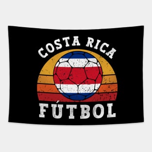 Costa Rica Fútbol Retro Tapestry