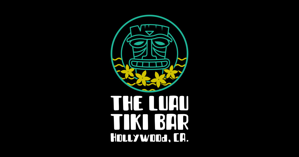 The Luau Bar - Tiki - Sticker | TeePublic