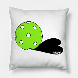 Pickleball with Heart Shadow Pillow