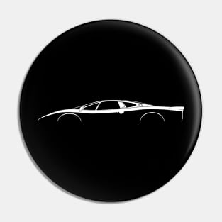 Jaguar XJ220 Silhouette Pin