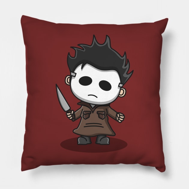 cute Michael Myers Pillow by fflat hds