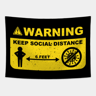 KEEP SOCIAL DISTANCE Tapestry