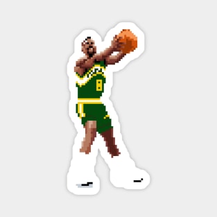 Eddie Johnson Pixel Shot Magnet