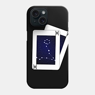 Pisces Zodiac Sign Card Phone Case