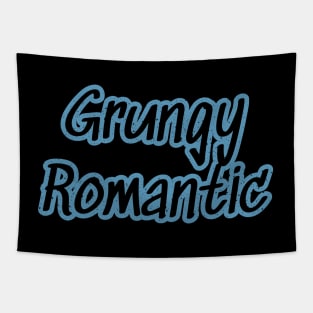 Grungy Romantic (Blue) Tapestry