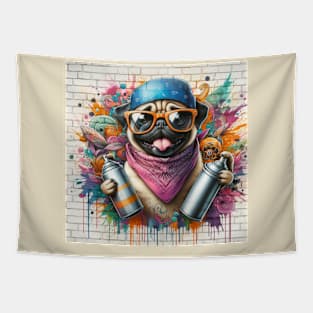 Pug Dog Tapestry