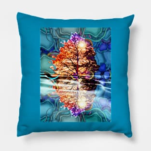 Colorful Tree Pillow