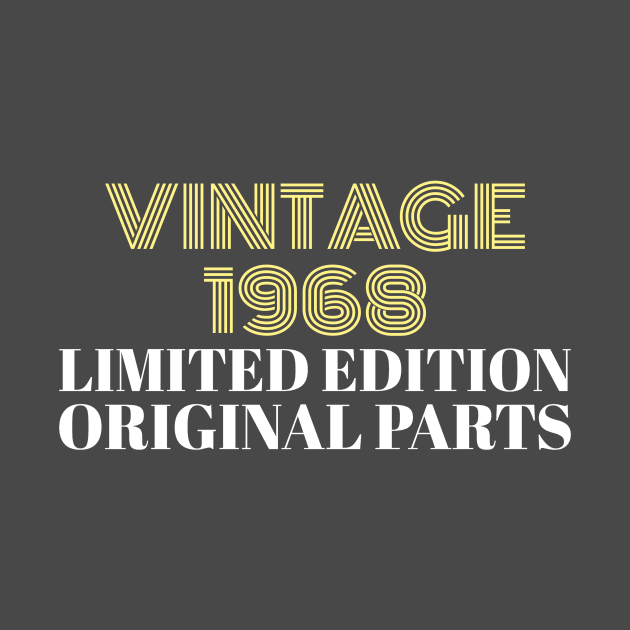 Vintage 1968 Limited Edition Original Parts by Green Zen Culture