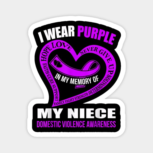 Domestic Violence Awareness Magnet by sevalyilmazardal