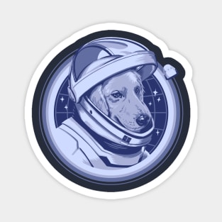 American Spacex Dog Magnet