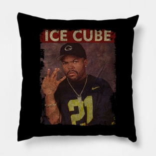 TEXTURE ART- Ice Cube - RETRO STYLE Pillow