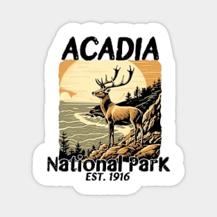 acadia national park est 1916 Magnet