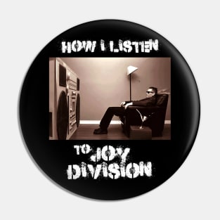 how i listen joy division Pin