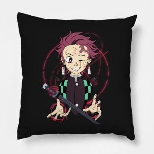 Tanjiro demon slayer kamado slayer Pillow