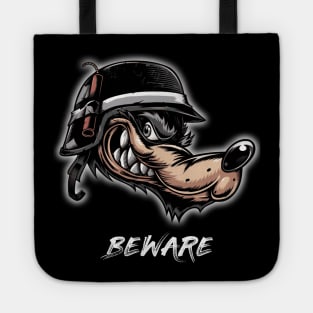 Angry dog Tote