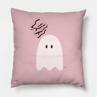 Water bubble ghostie Pillow