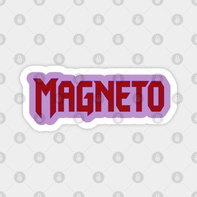 Magneto logo Magnet by Steckadeck