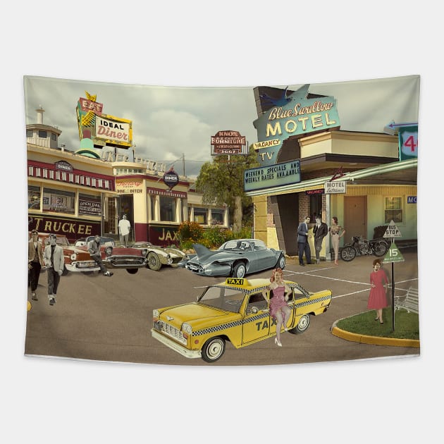 The Cab Driver Tapestry by PrivateVices