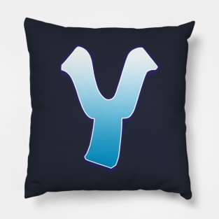 Y - Blue Pillow