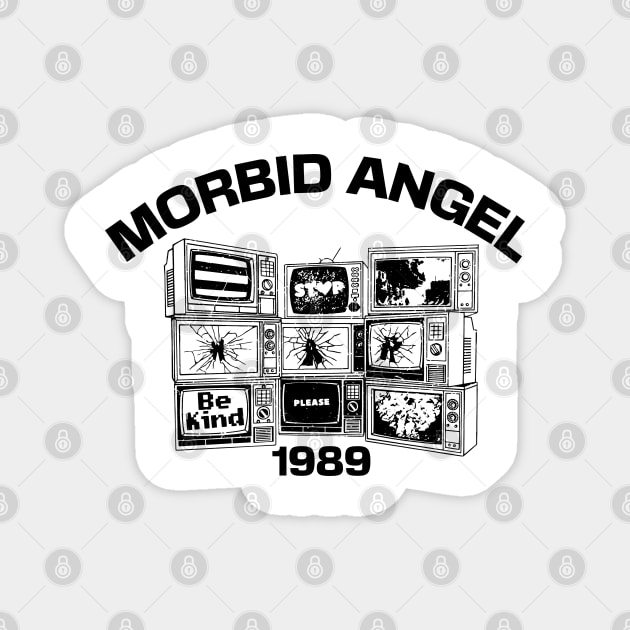 Morbid angel TV classic Magnet by ThePuKiman