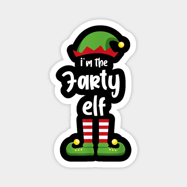 I'm The Farty Elf Family Matching Christmas Pajama Gifts Magnet by SloanCainm9cmi