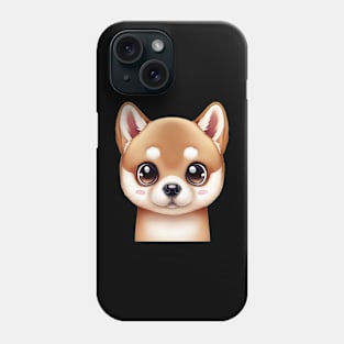 Shiba Inu Spirited Gaze Phone Case