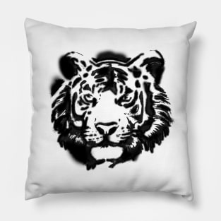 Tiger street art graffiti Pillow