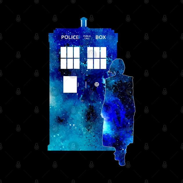 The 13th Doctor with the TARDIS by TARDISRepairman