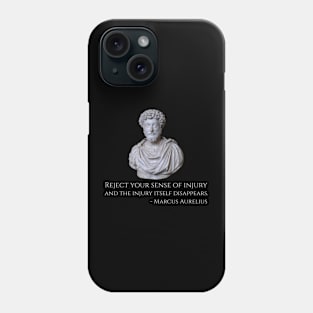 Marcus Aurelius Stoic Philosophy Quote On Injury Phone Case