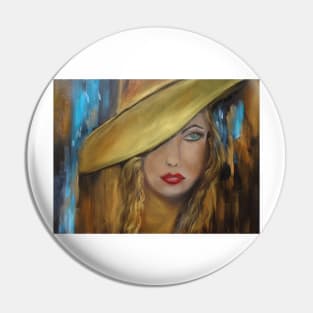 Girl With The Gold Hat Pin